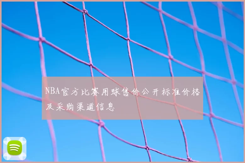 NBA官方比赛用球售价公开标准价格及采购渠道信息